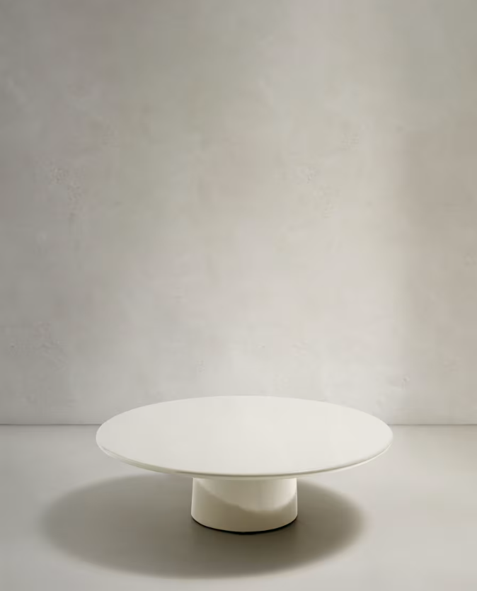 Albanella coffee table white cement