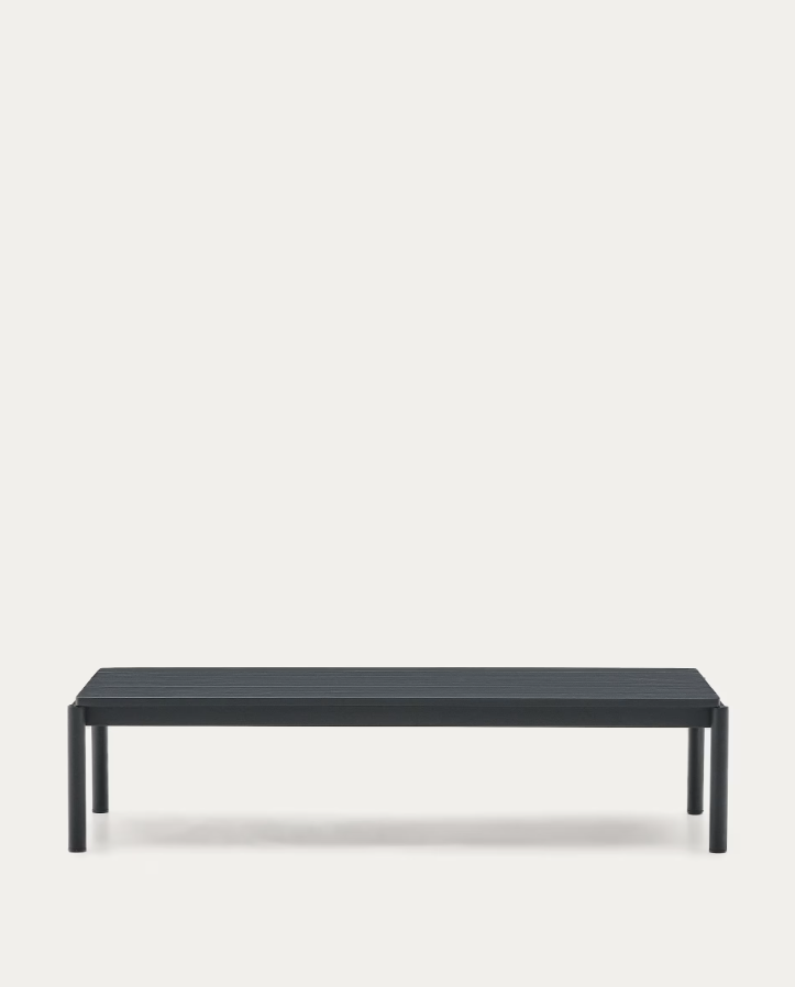 External coffee table Sorells black aluminum