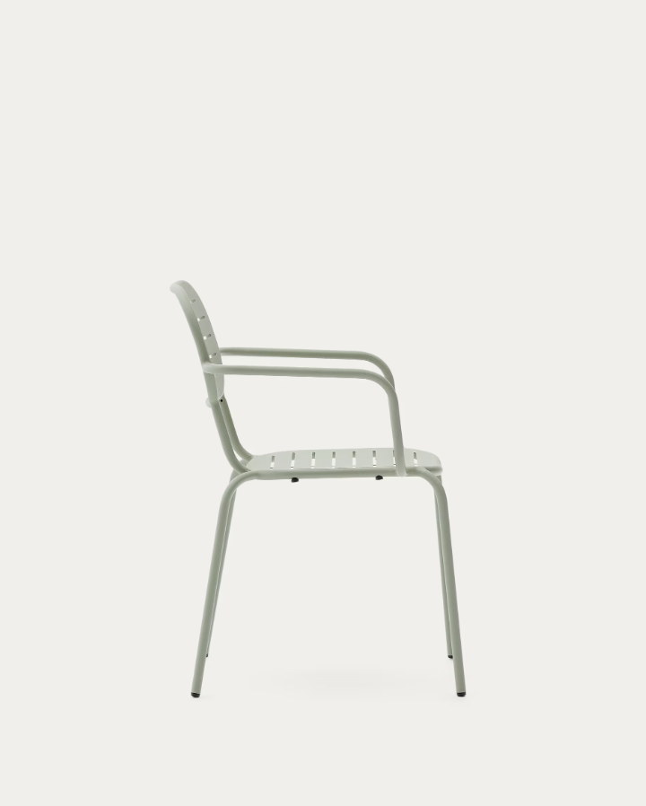 Garden chair with armrests Brai Turquoise Stal [Julia]