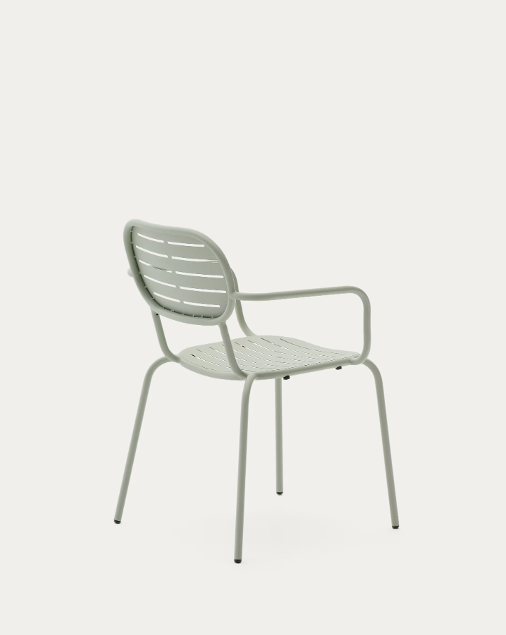 Garden chair with armrests Brai Turquoise Stal [Julia]