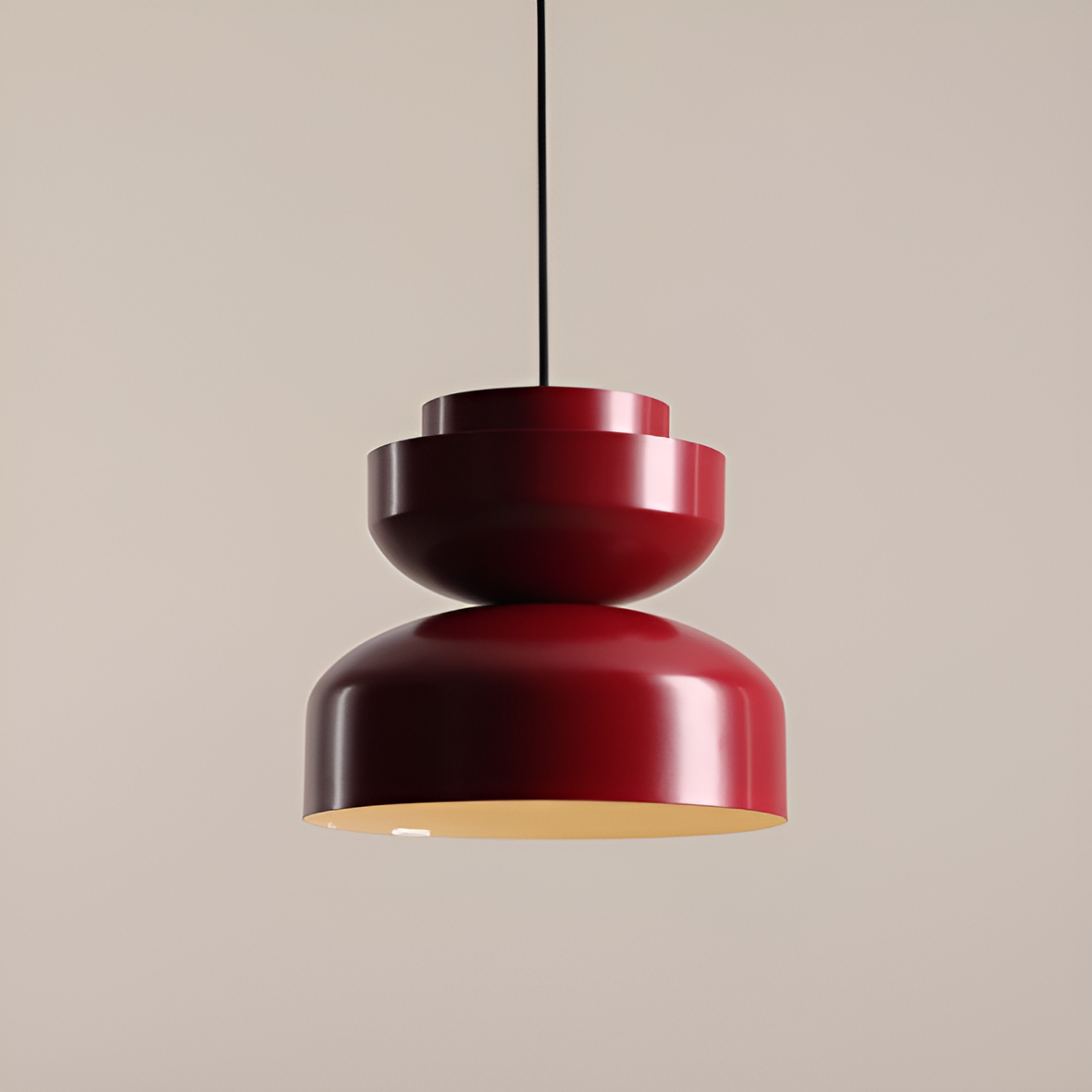 Hanging lamp burgundy