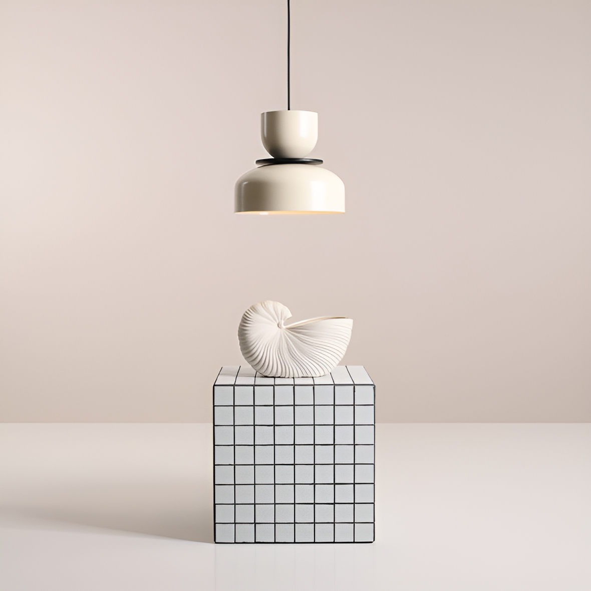 UTO Hängelampe in Creme