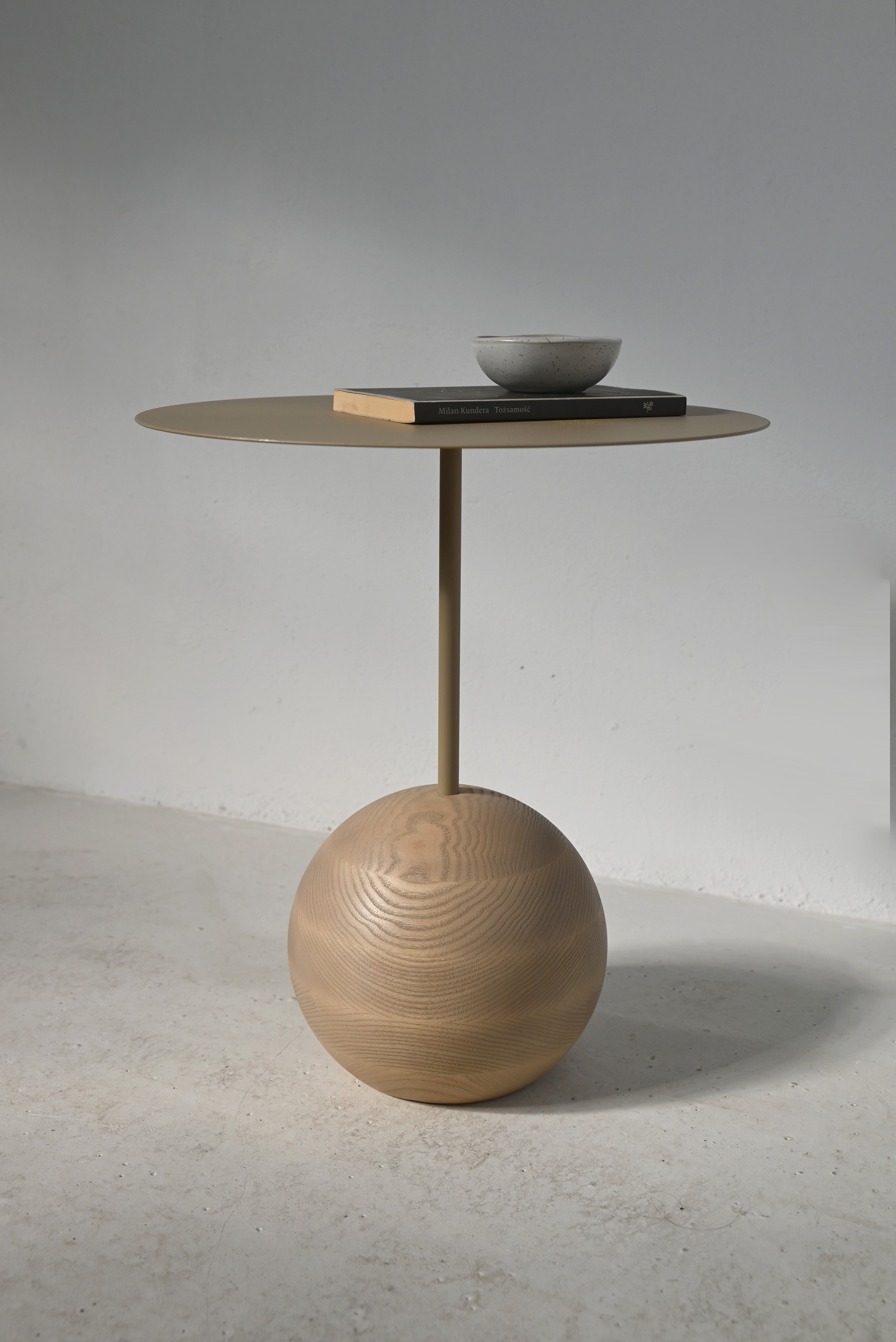 AN SU Coffee Table Wood and Steel