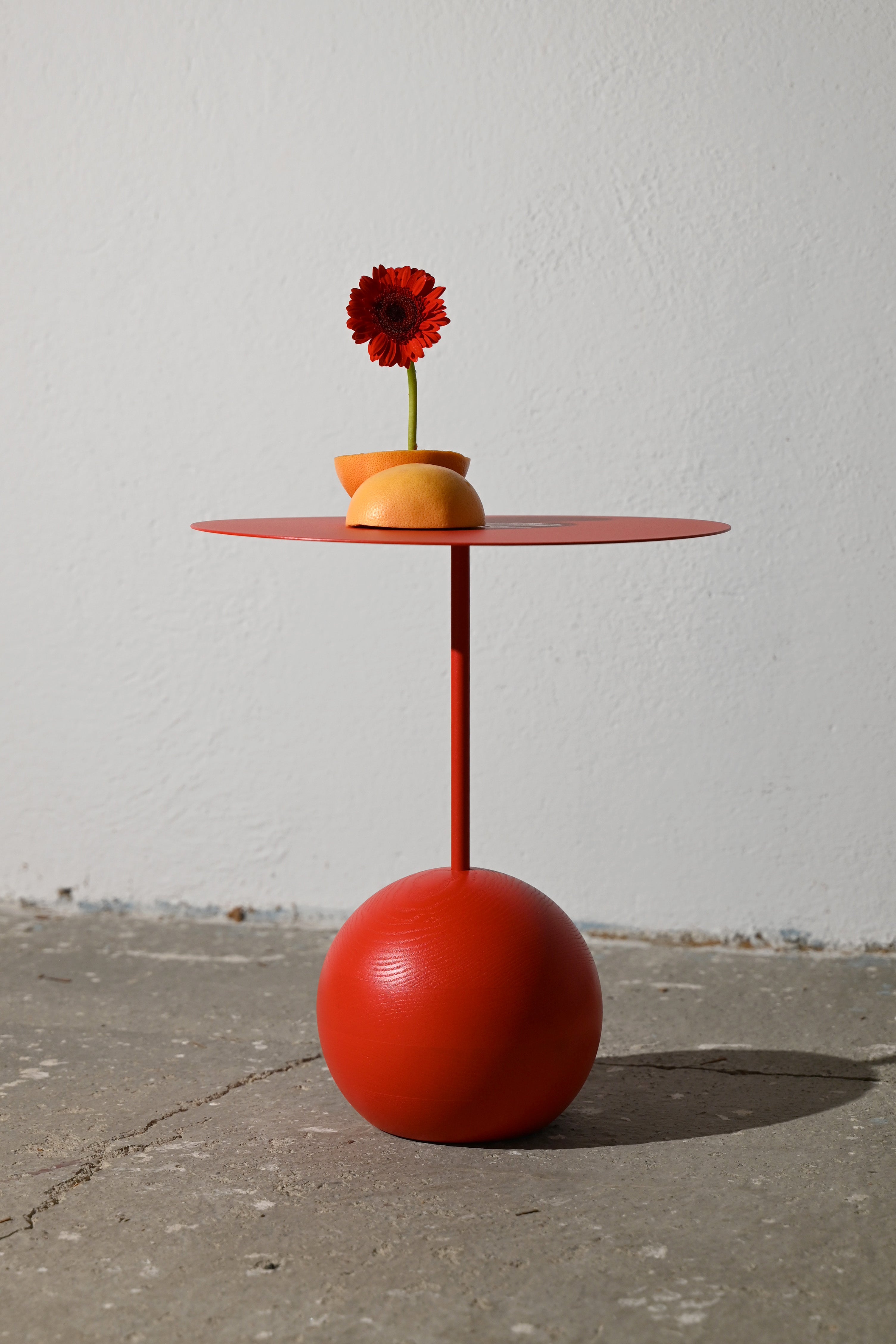 AN SU Coffee Table Wood and Steel