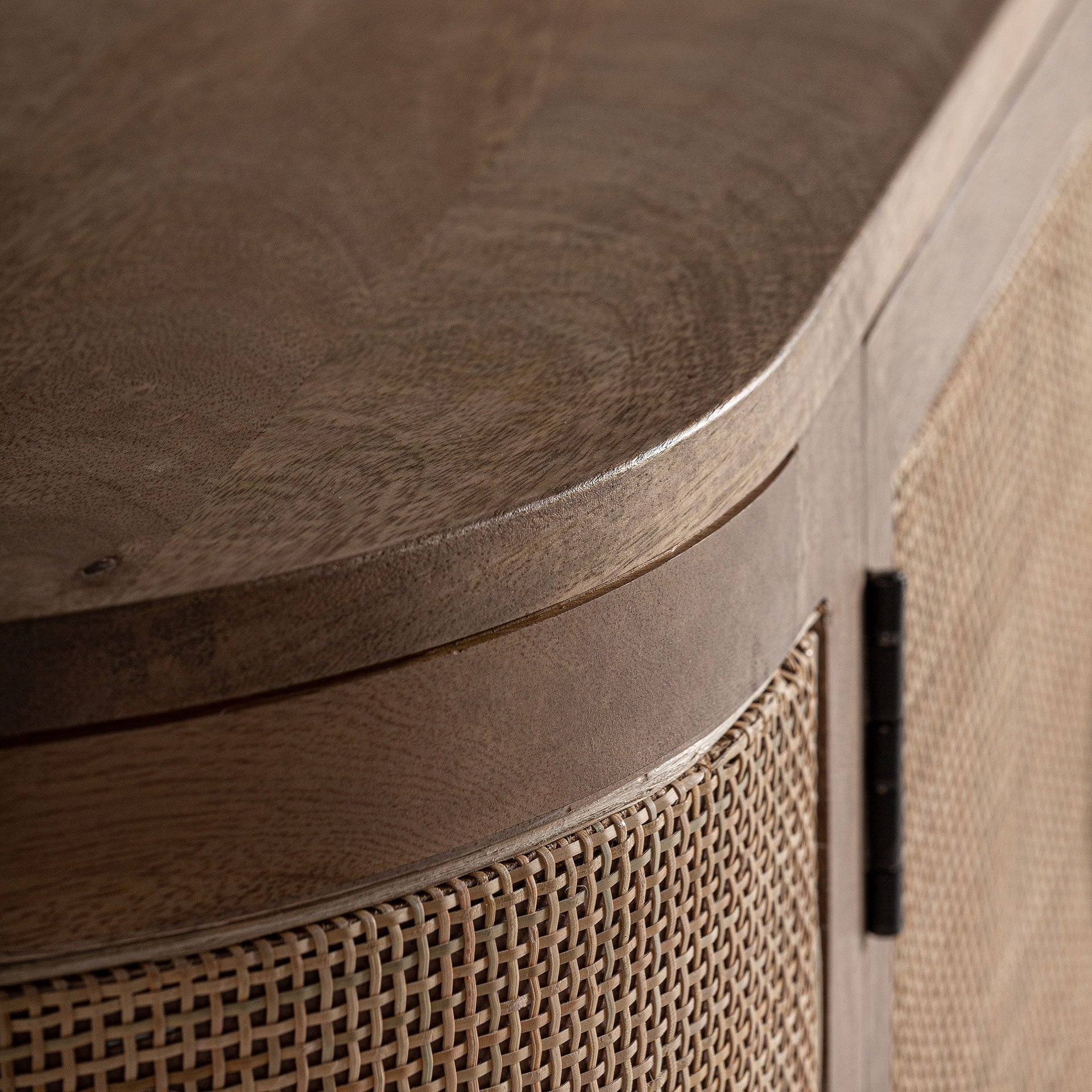 2-Door BECKLEY Chest of Drawers Mango Wood