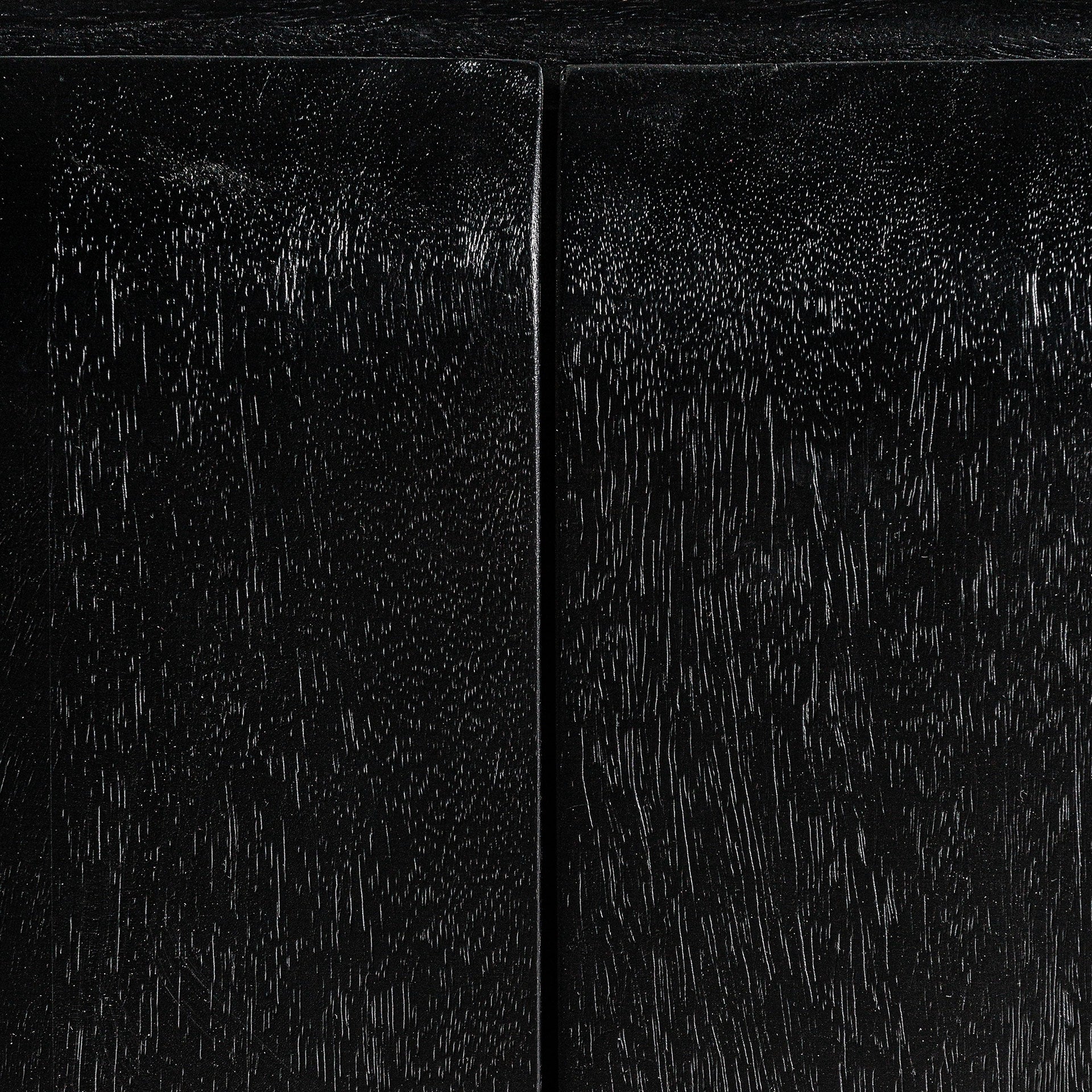 KORDEL Chest of Drawers Black Mango Wood