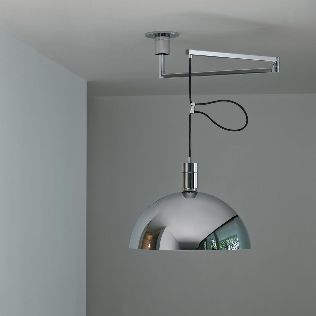 AS41C chrome hanging lamp