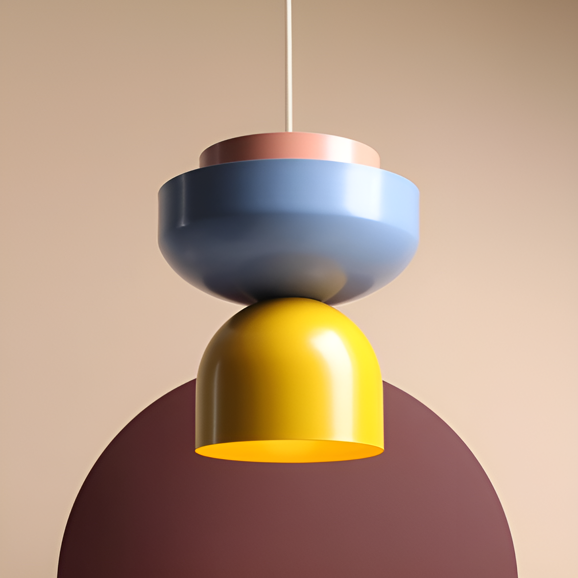 Lampa wisząca ULIA wielokolorowy