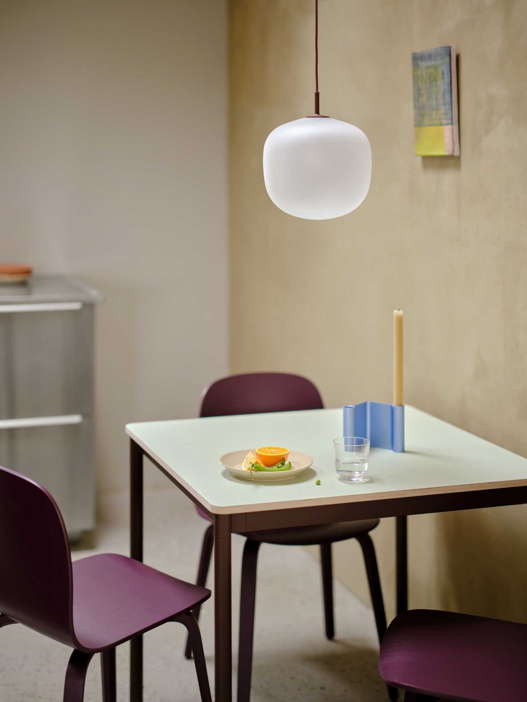 RIME burgundy pendant lamp