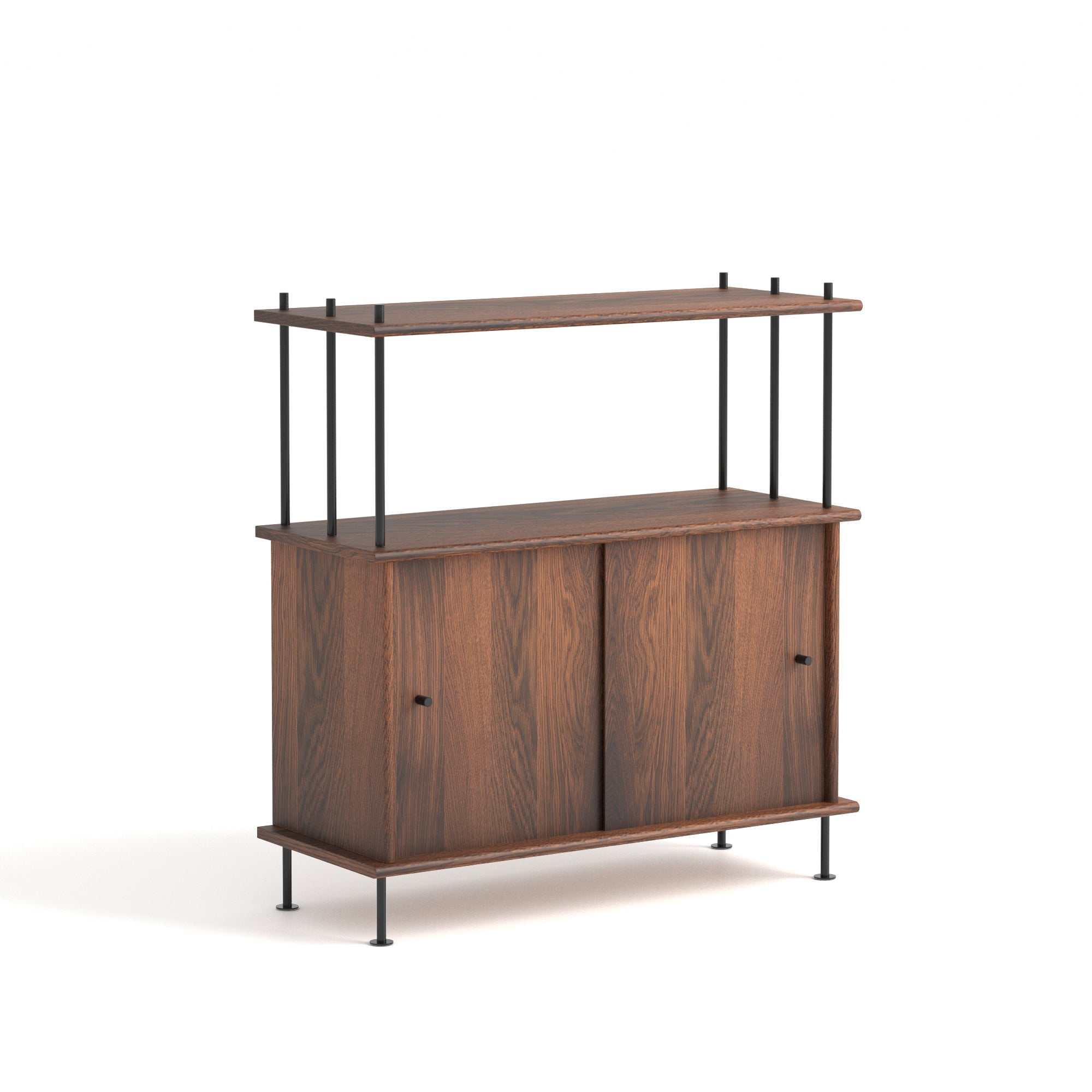 BAVA 100 Cabinet Dark Oak Wood