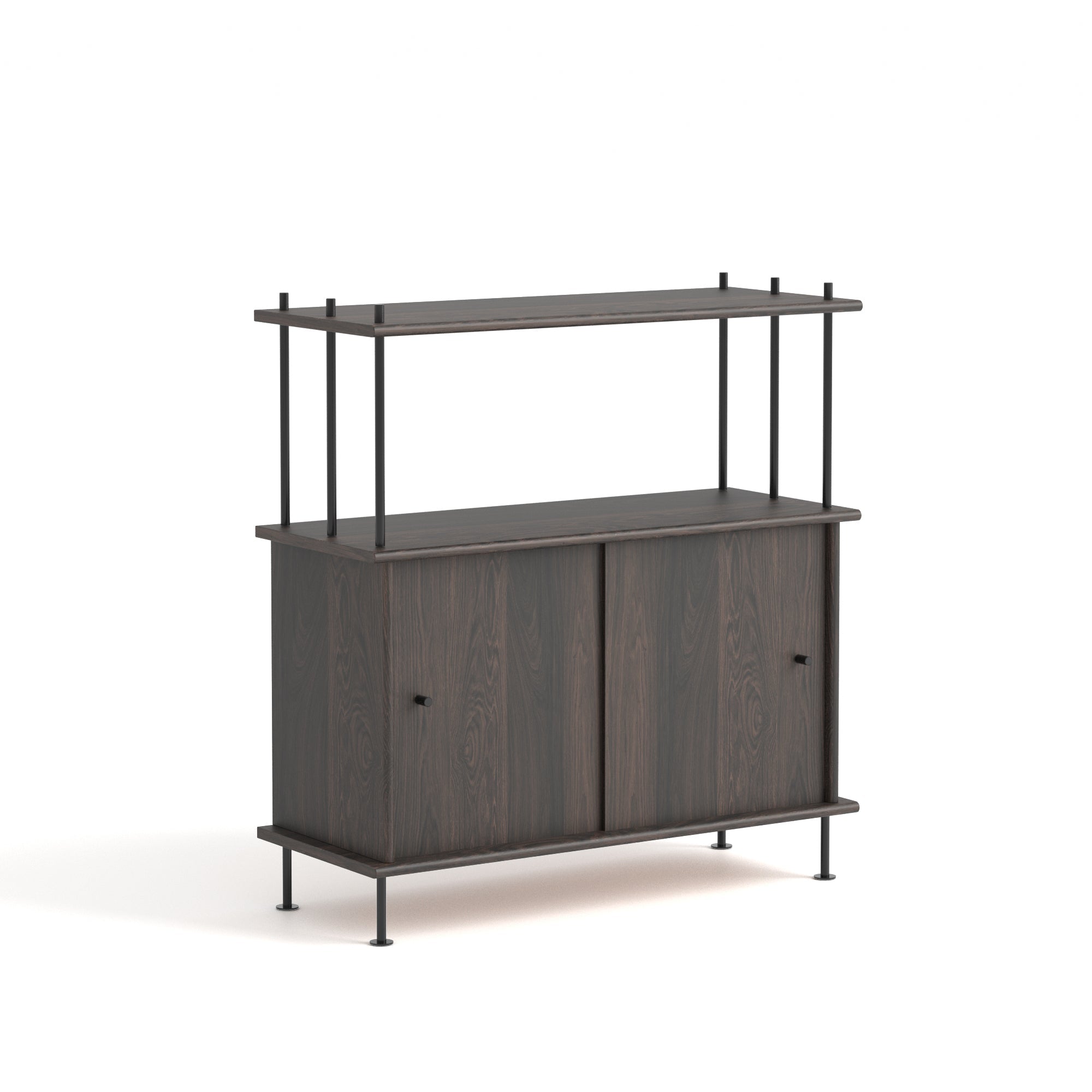 BAVA 100 Cabinet in Ebony Oak Wood