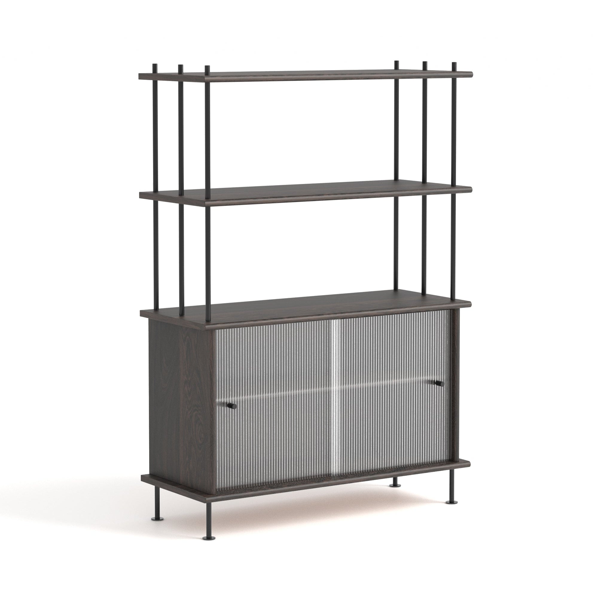 BAVA 100 Cabinet in Ebony Oak Wood