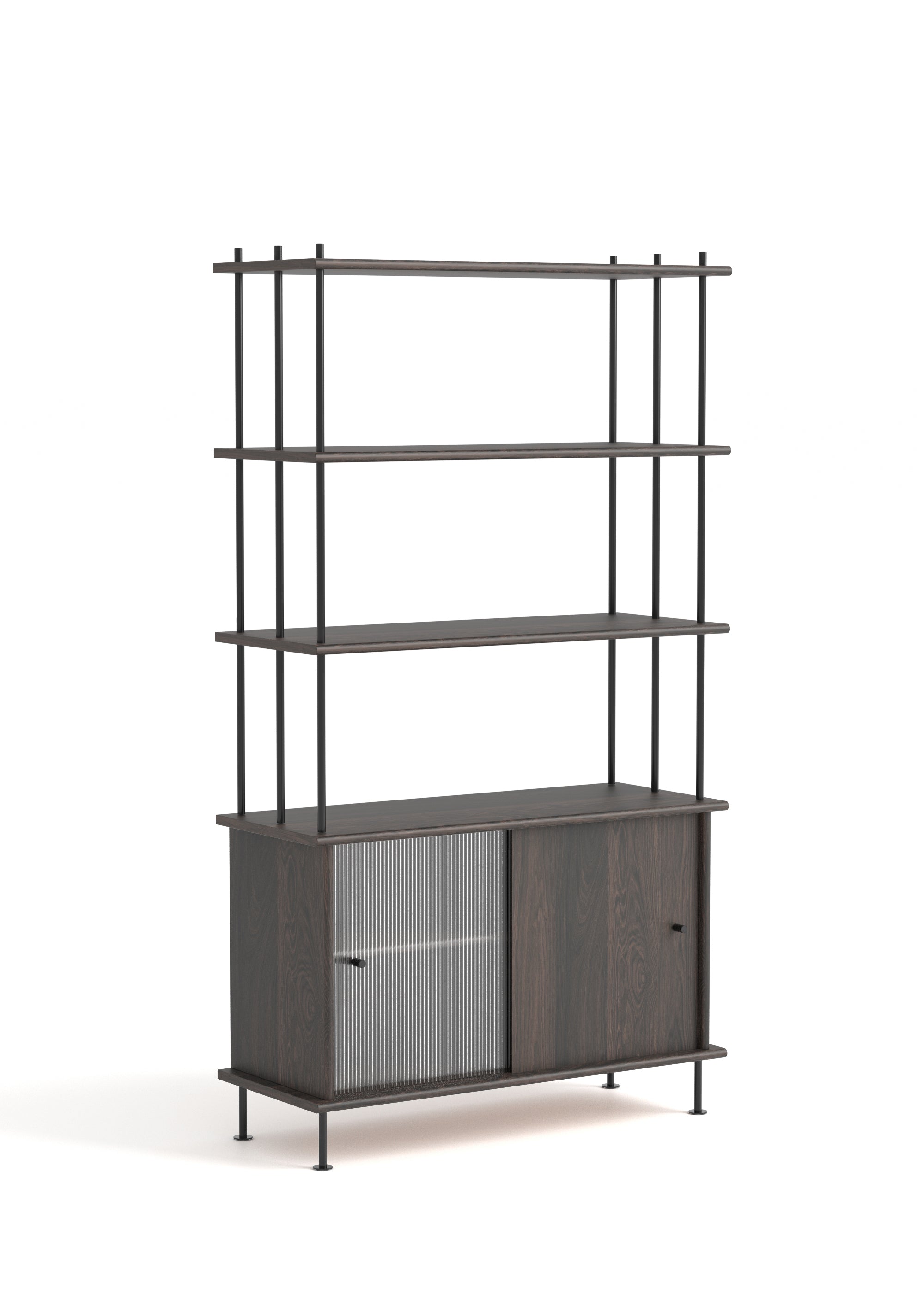 BAVA 100 Cabinet in Ebony Oak Wood