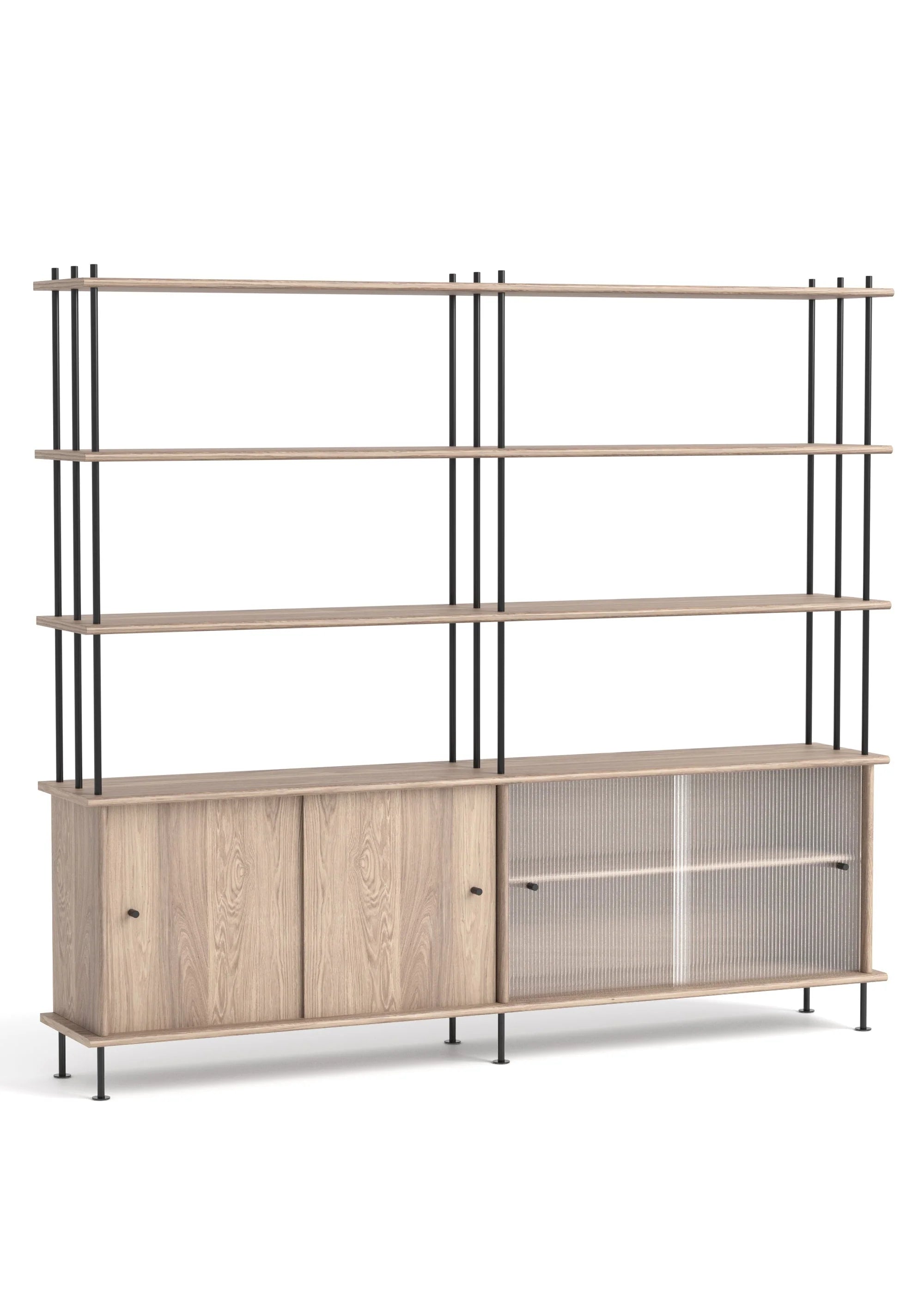 BAVA Cabinet 200 Bleached Oak Wood