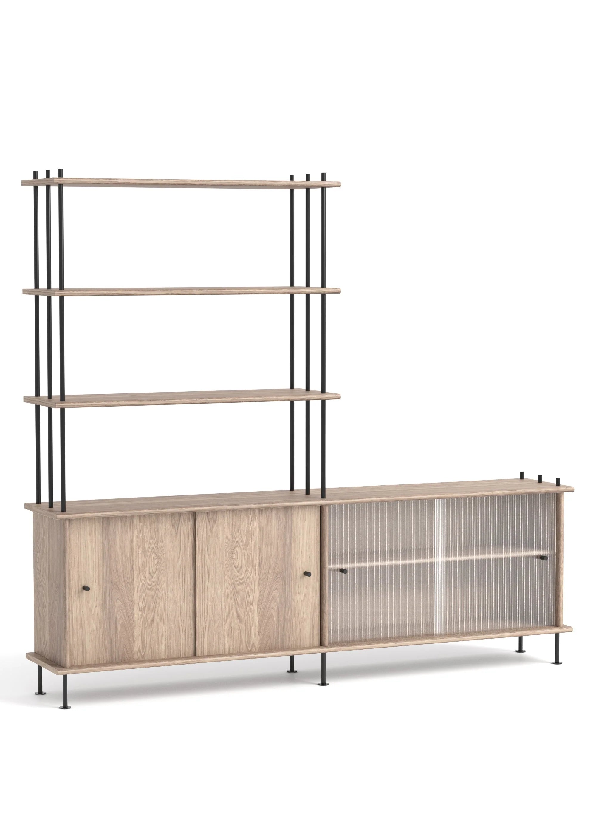 BAVA Cabinet 200 Bleached Oak Wood