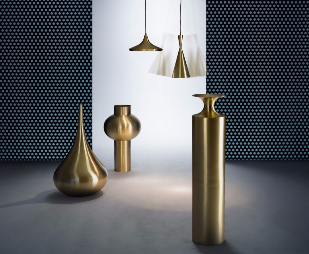BEAT pendant lamp in gold