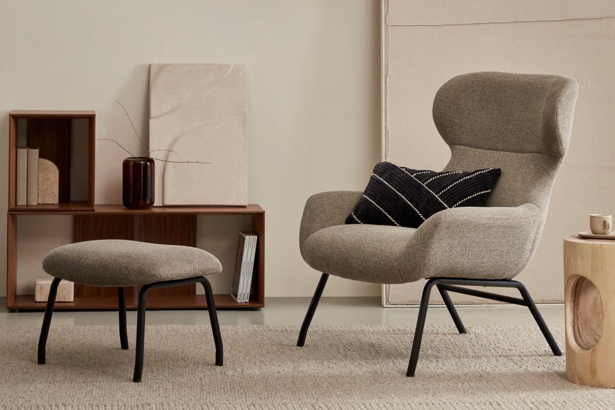 Belina stool light brown