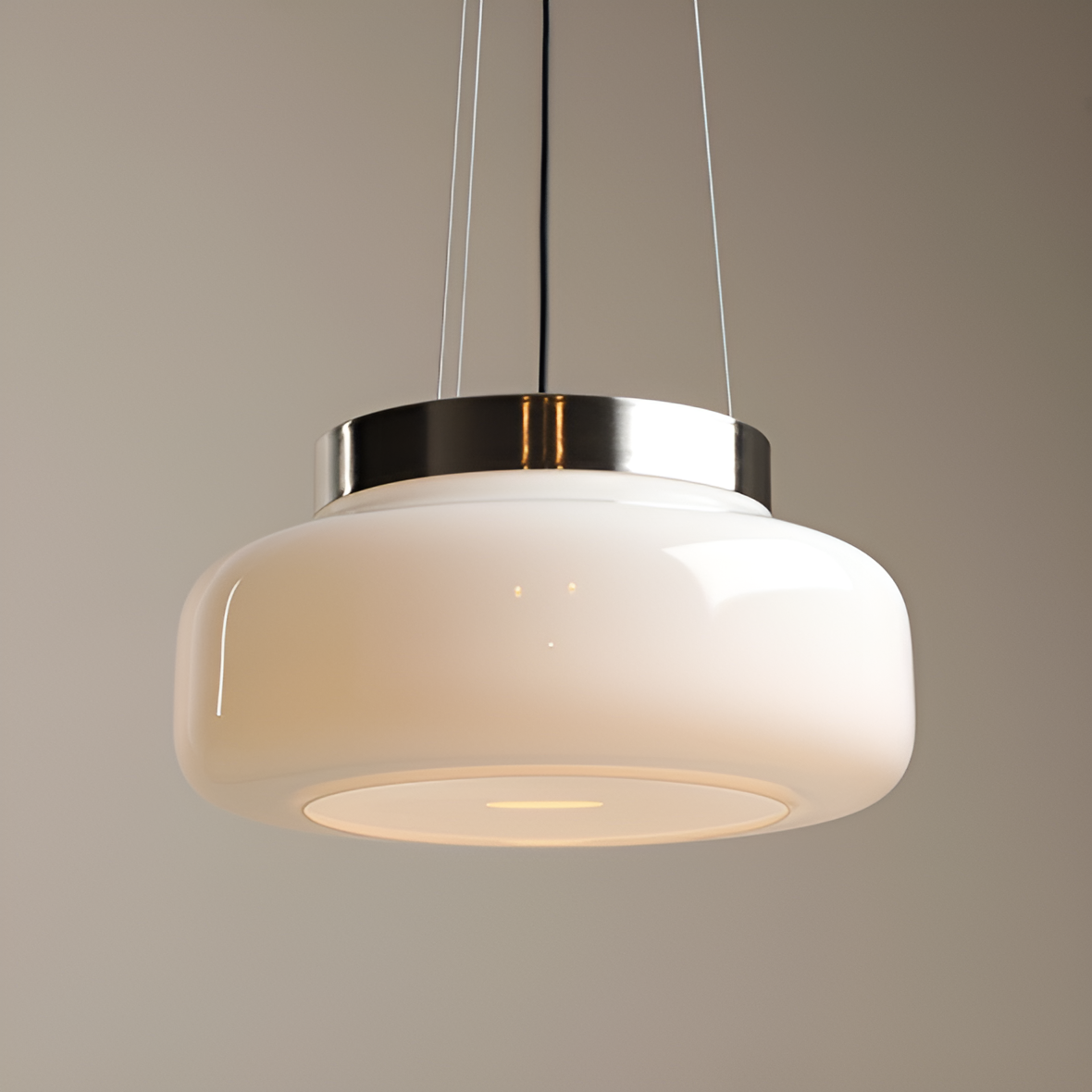 Cream bonbon hanging lamp