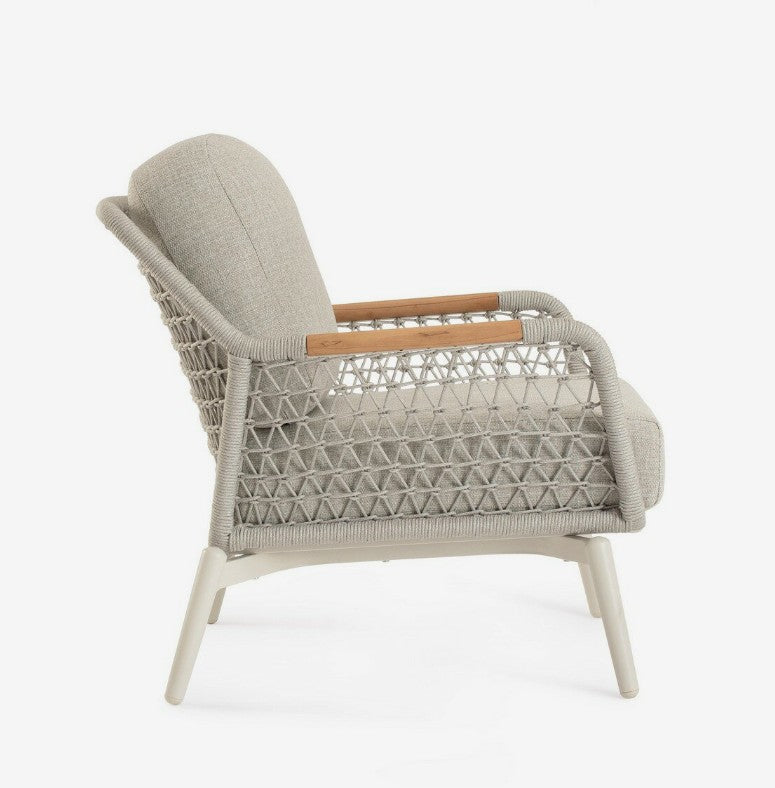 EULERO beige outdoor armchair