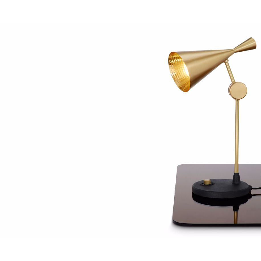 Gold schlagen [bald] Tischlampe