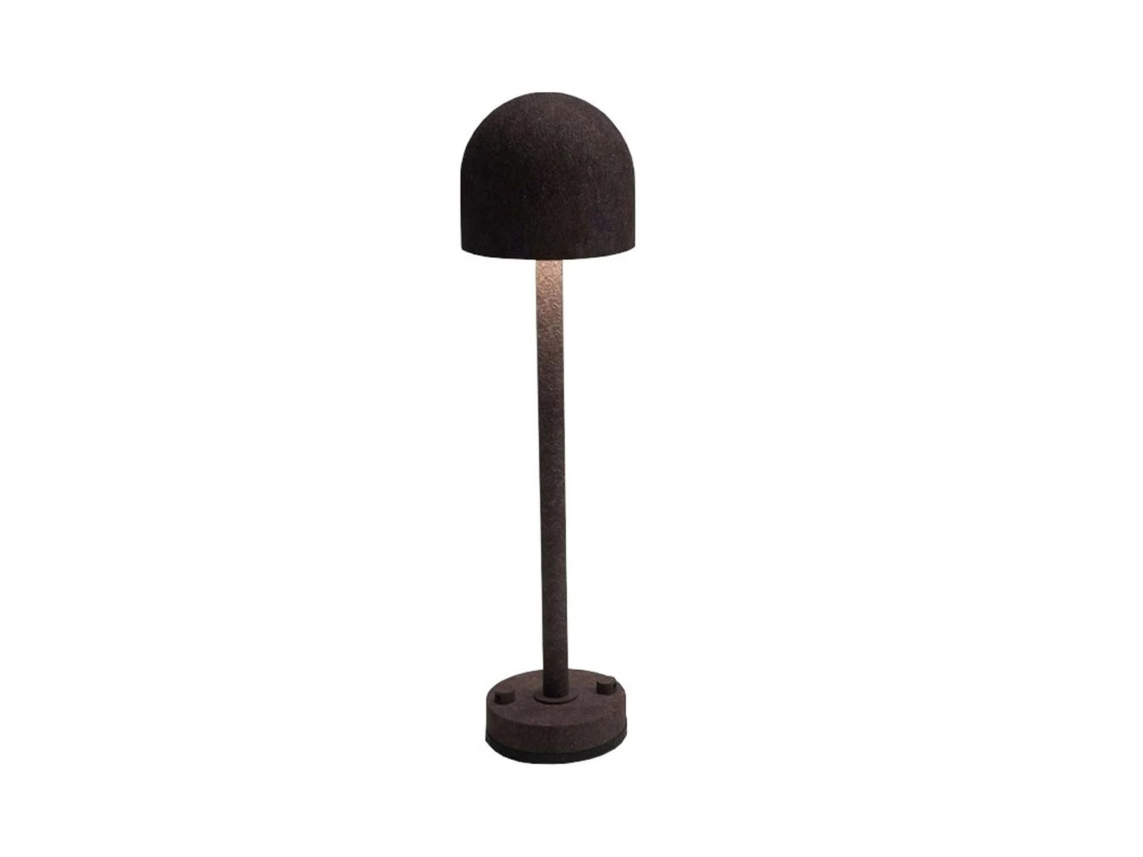 Outdoor floor lamp BOLETO brown