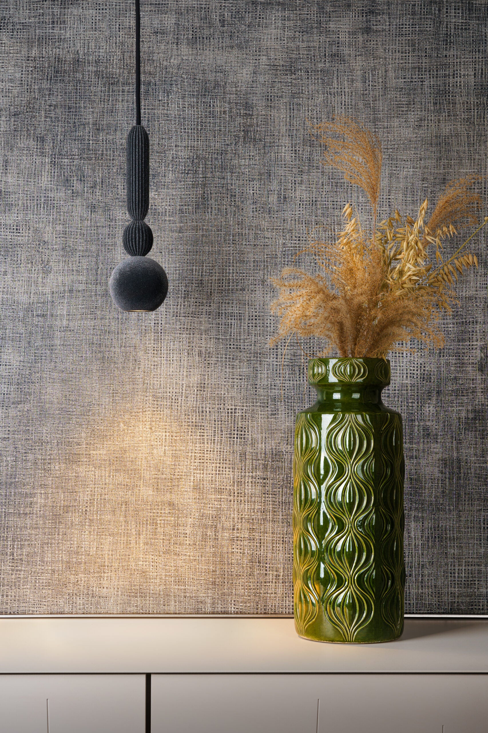 BOSCA VELVET velvet pendant lamp