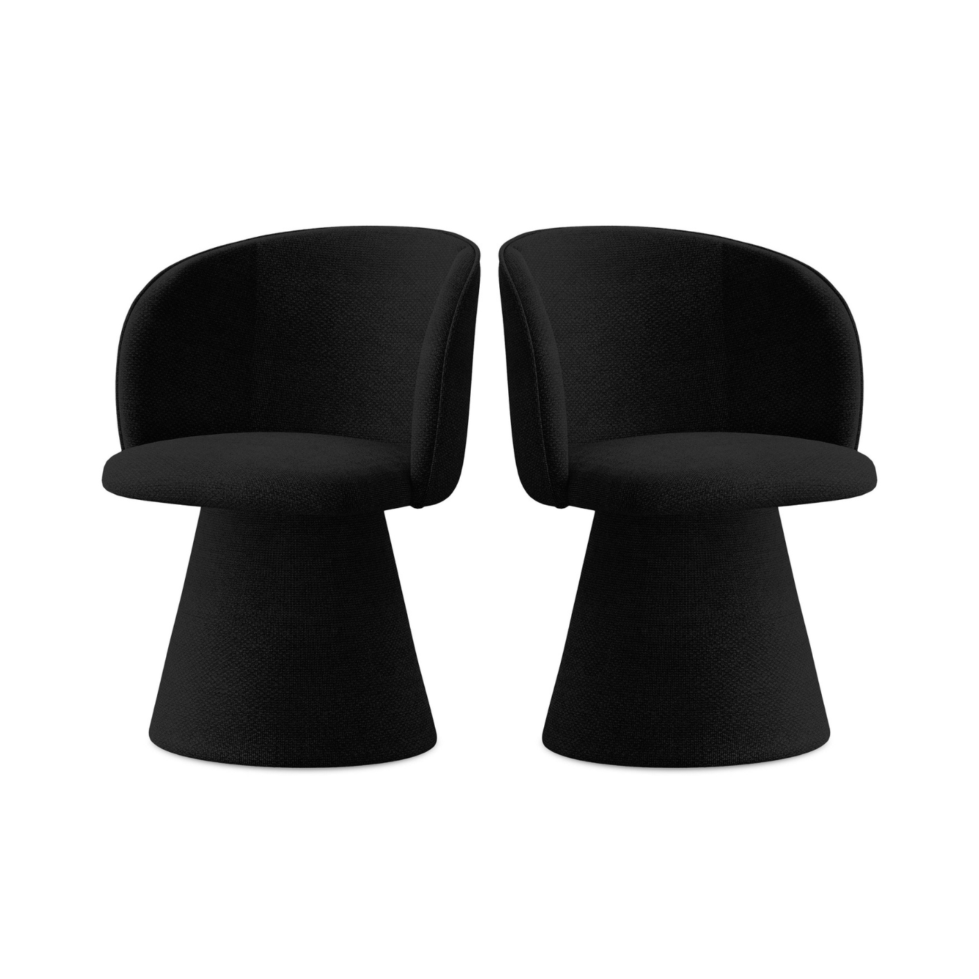 MAIA Chair Black Boucle