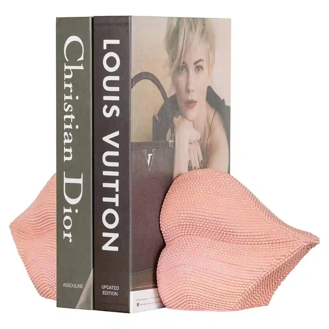 Podpórka do książek KISS różowy