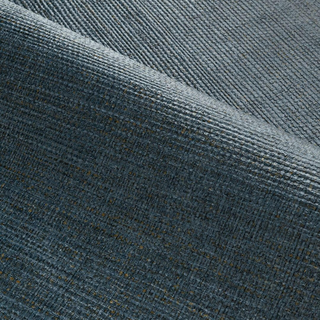Structural wallpaper imitating canvas CARIOCA - PETROLE navy blue