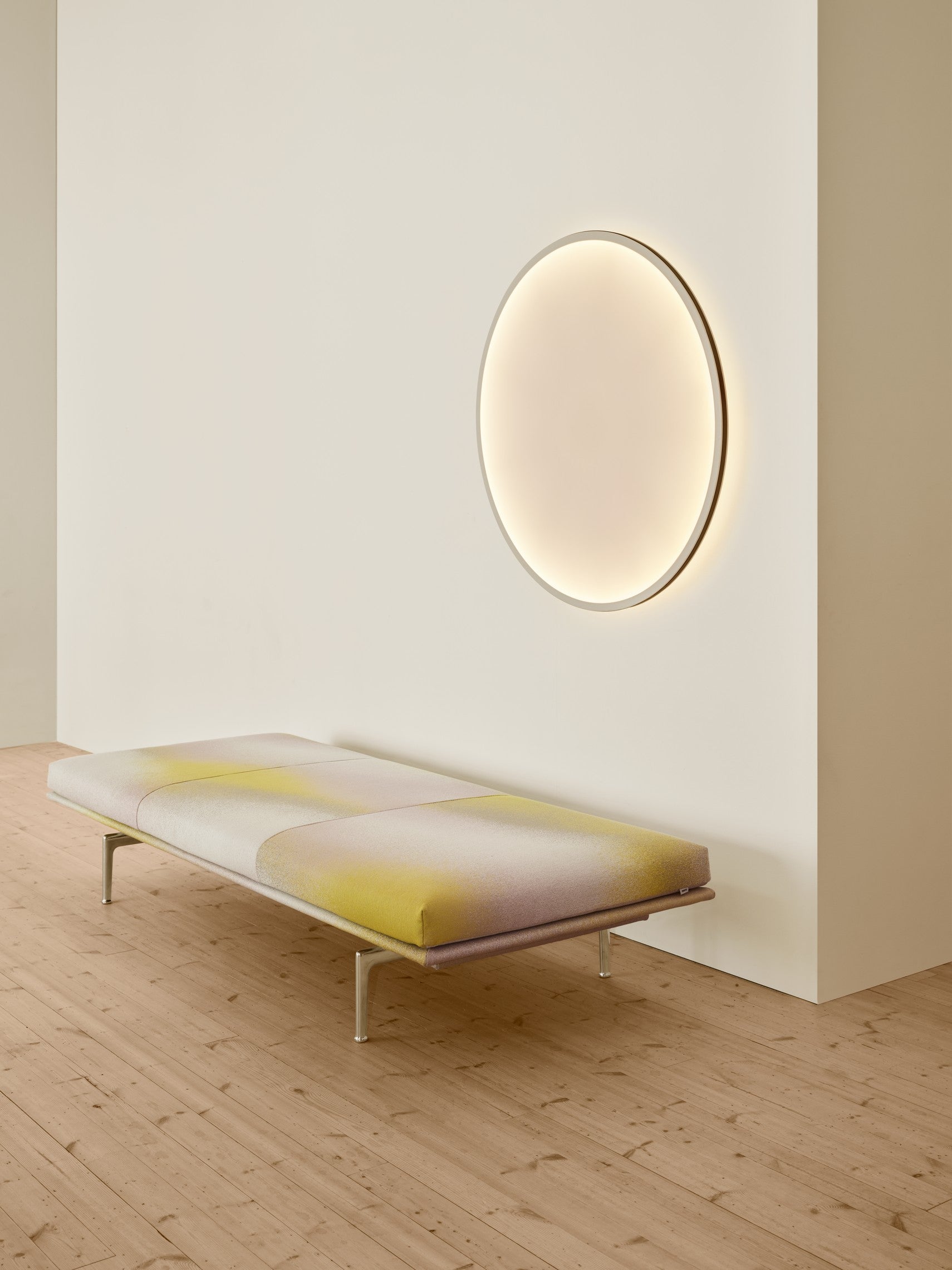 Wall Lamp CALM White with Black Trim