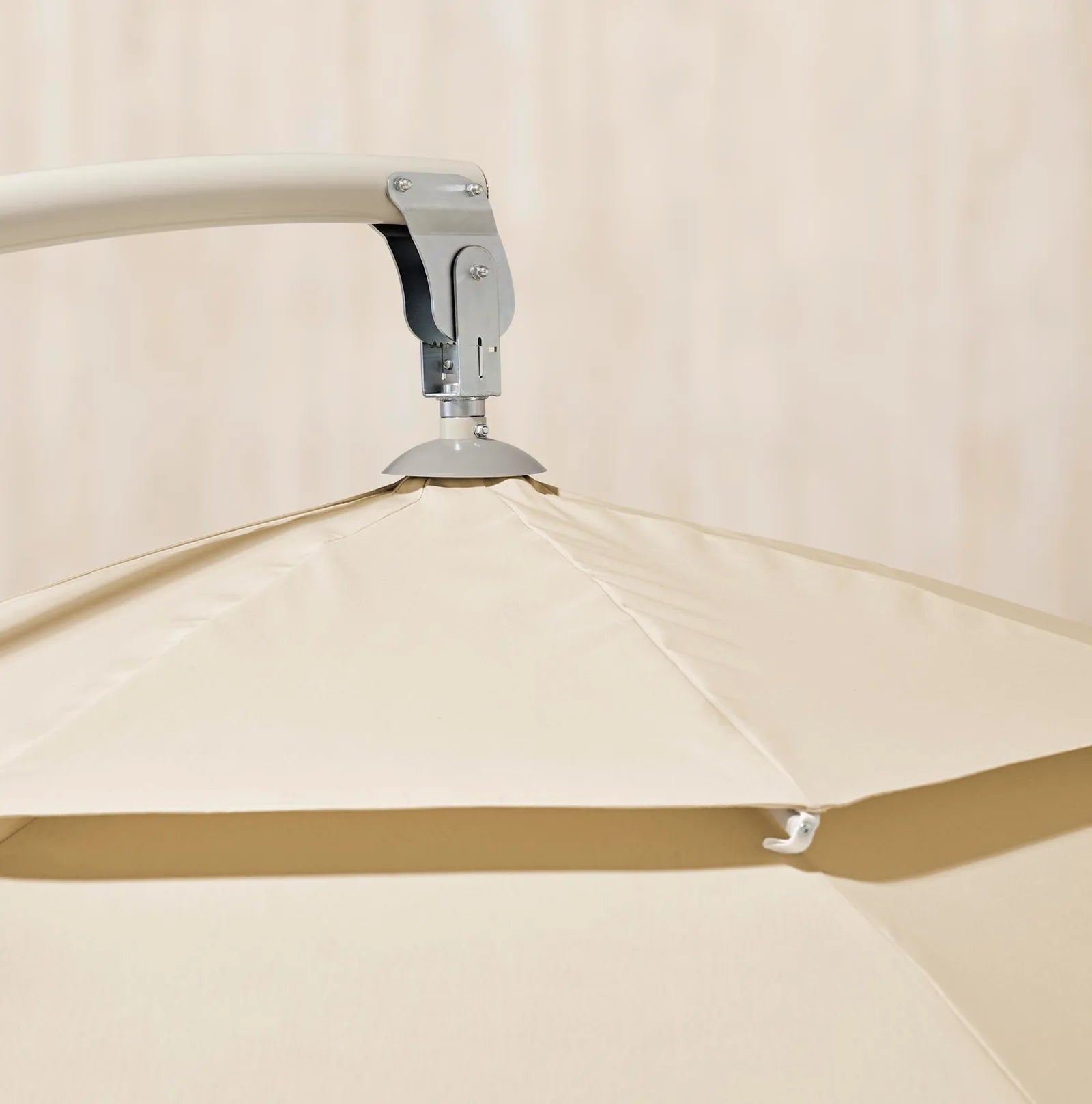 Beige cape umbrella