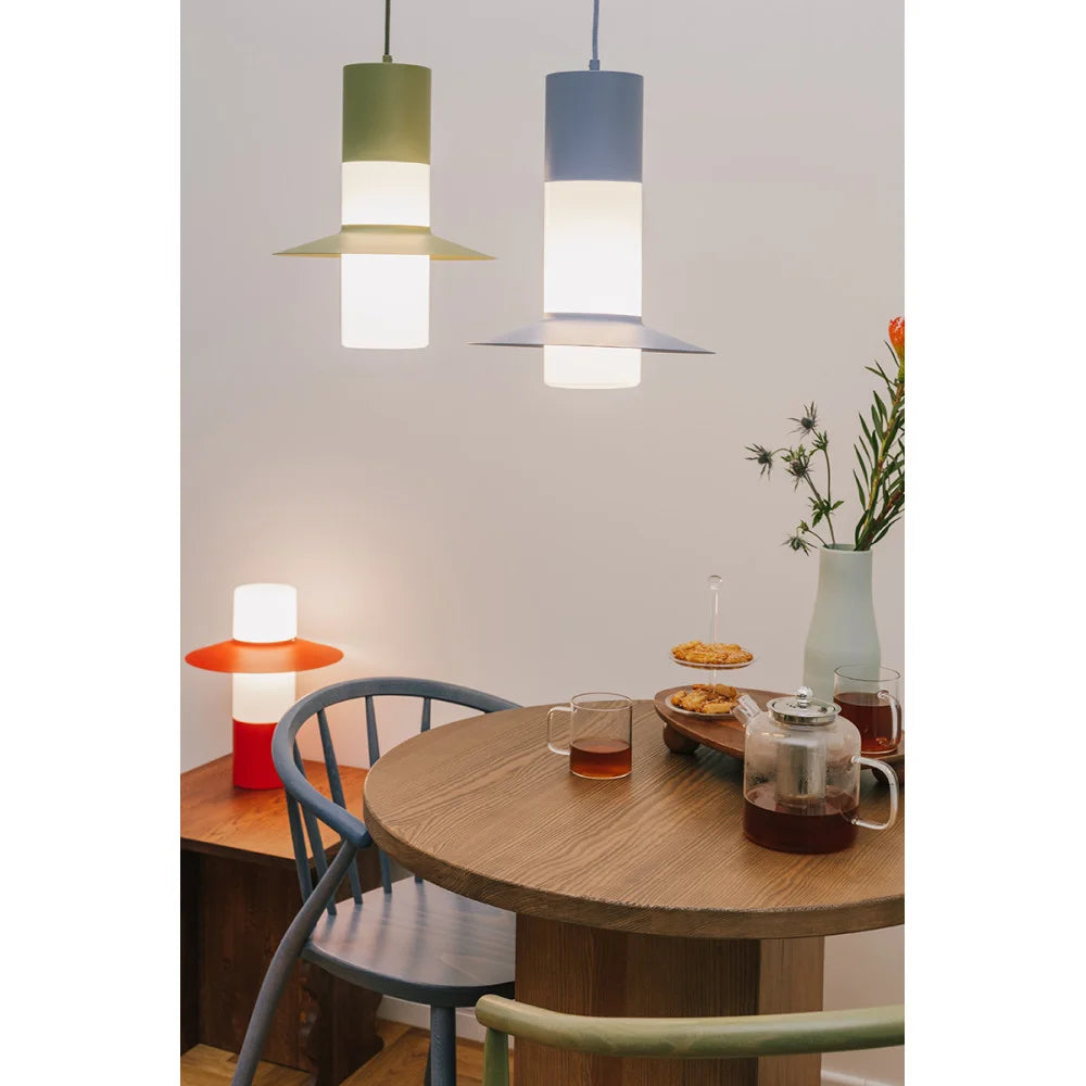 CAPONIO blue table lamp