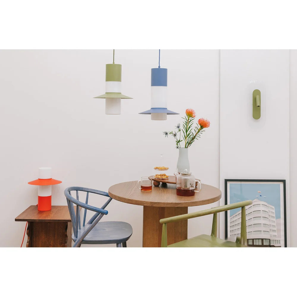 CAPONIO blue table lamp