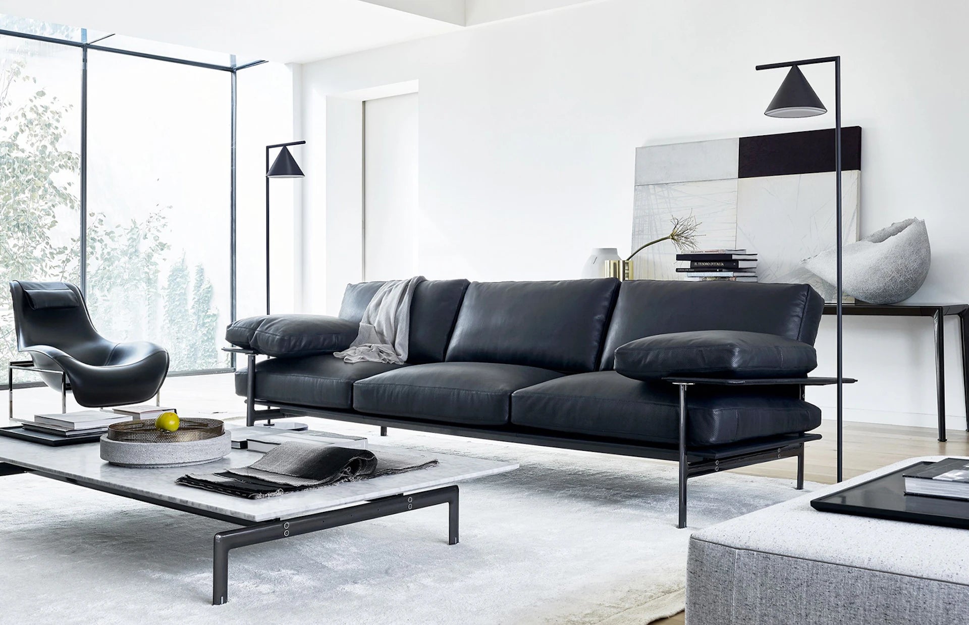 Stehlampe CAPTAIN FLINT grau