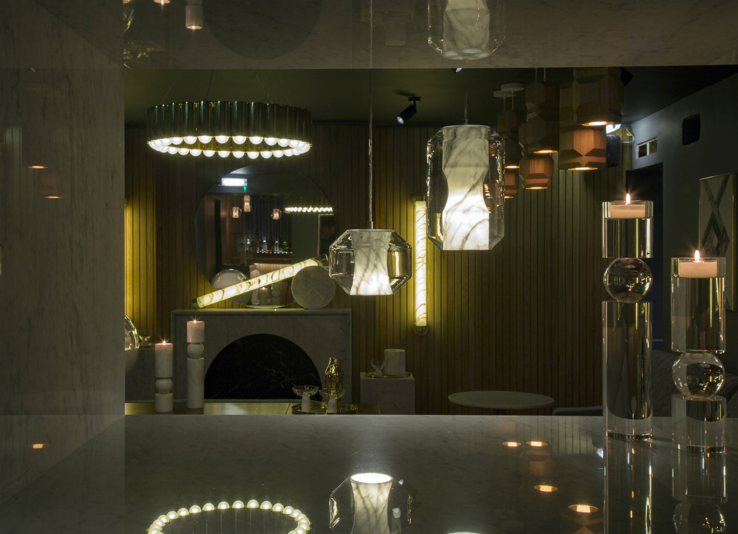 CHAMBER marble pendant lamp