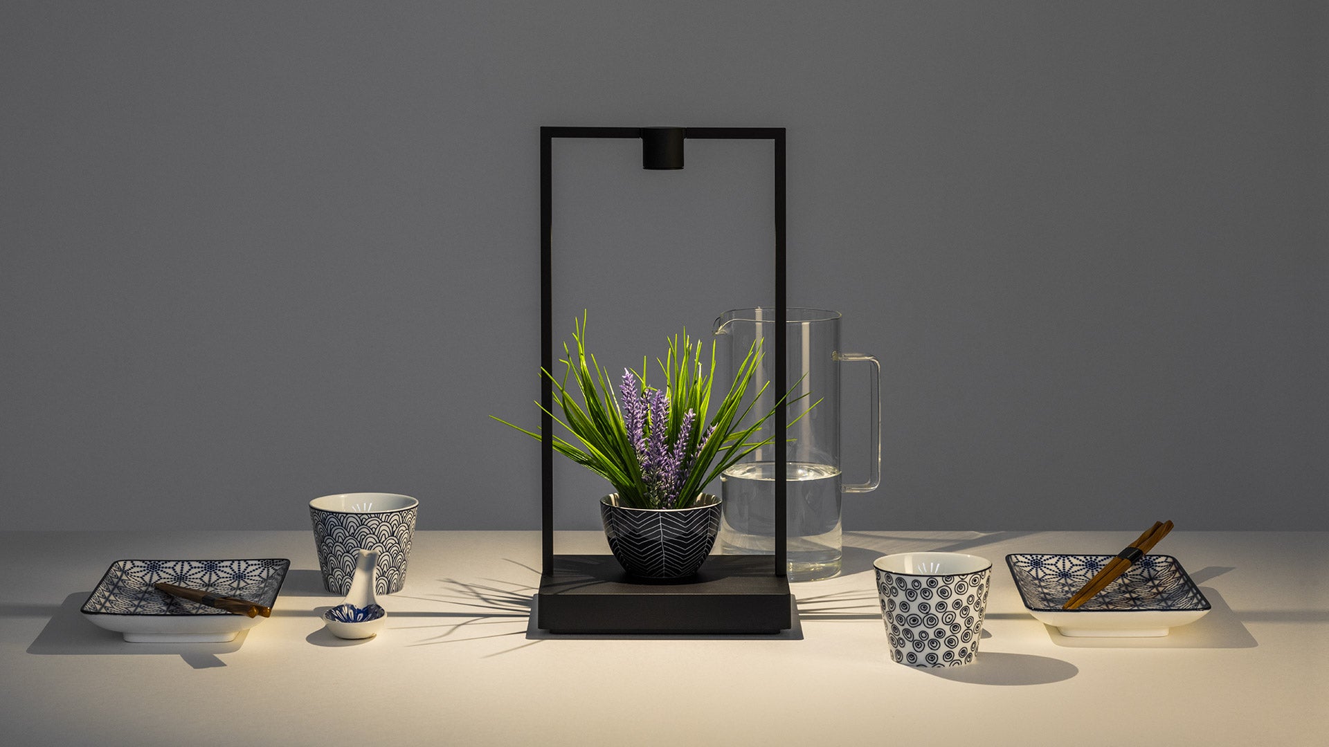 Tragbare Lampe CURIOSITY schwarz