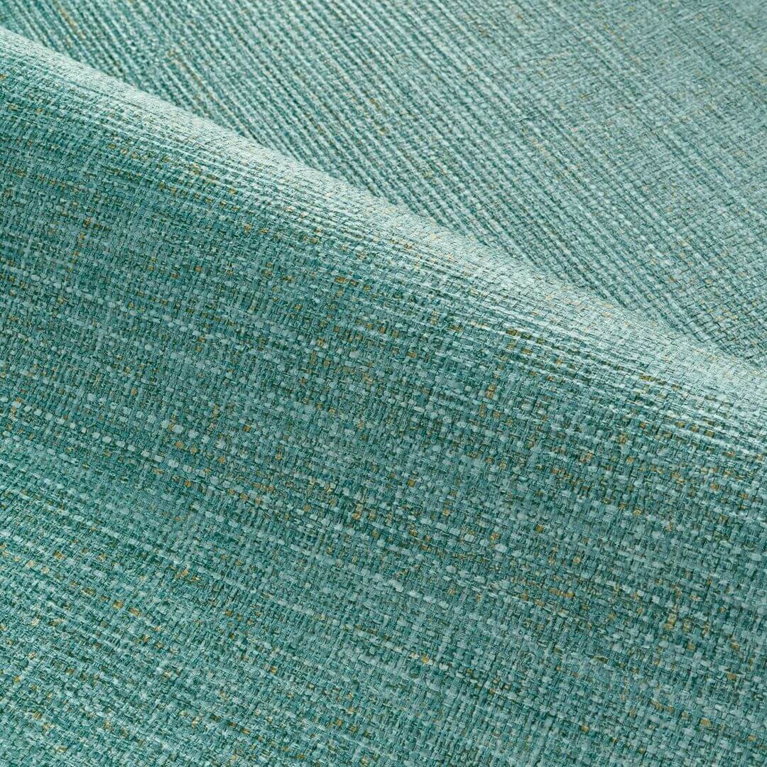 Structural wallpaper imitating canvas CARIOCA - CARAÏBE turquoise