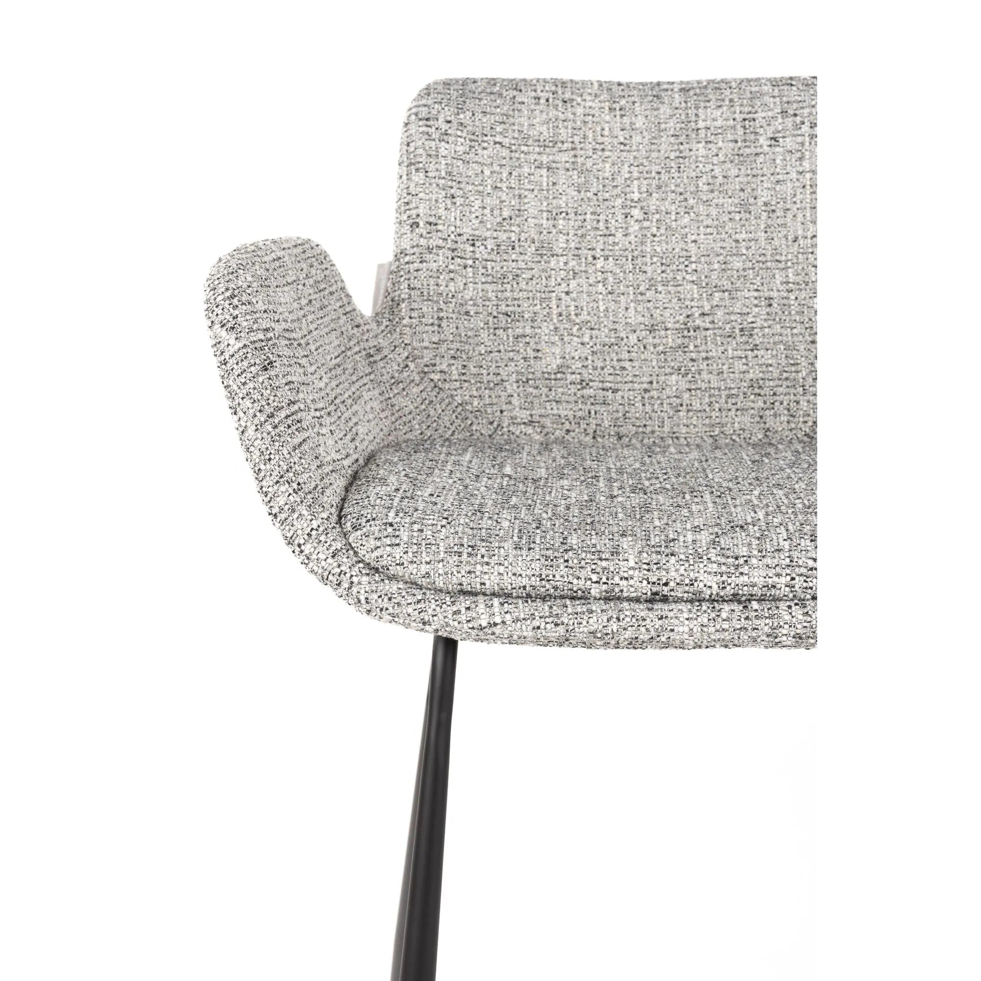 BRIT Bar Stool in Gray Melange