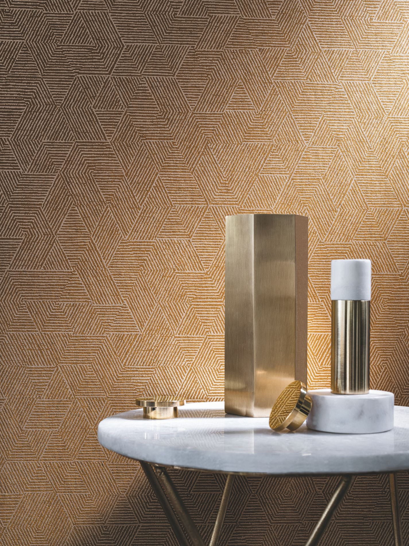 JOSEF Geometric Pattern Wallpaper - IVORY