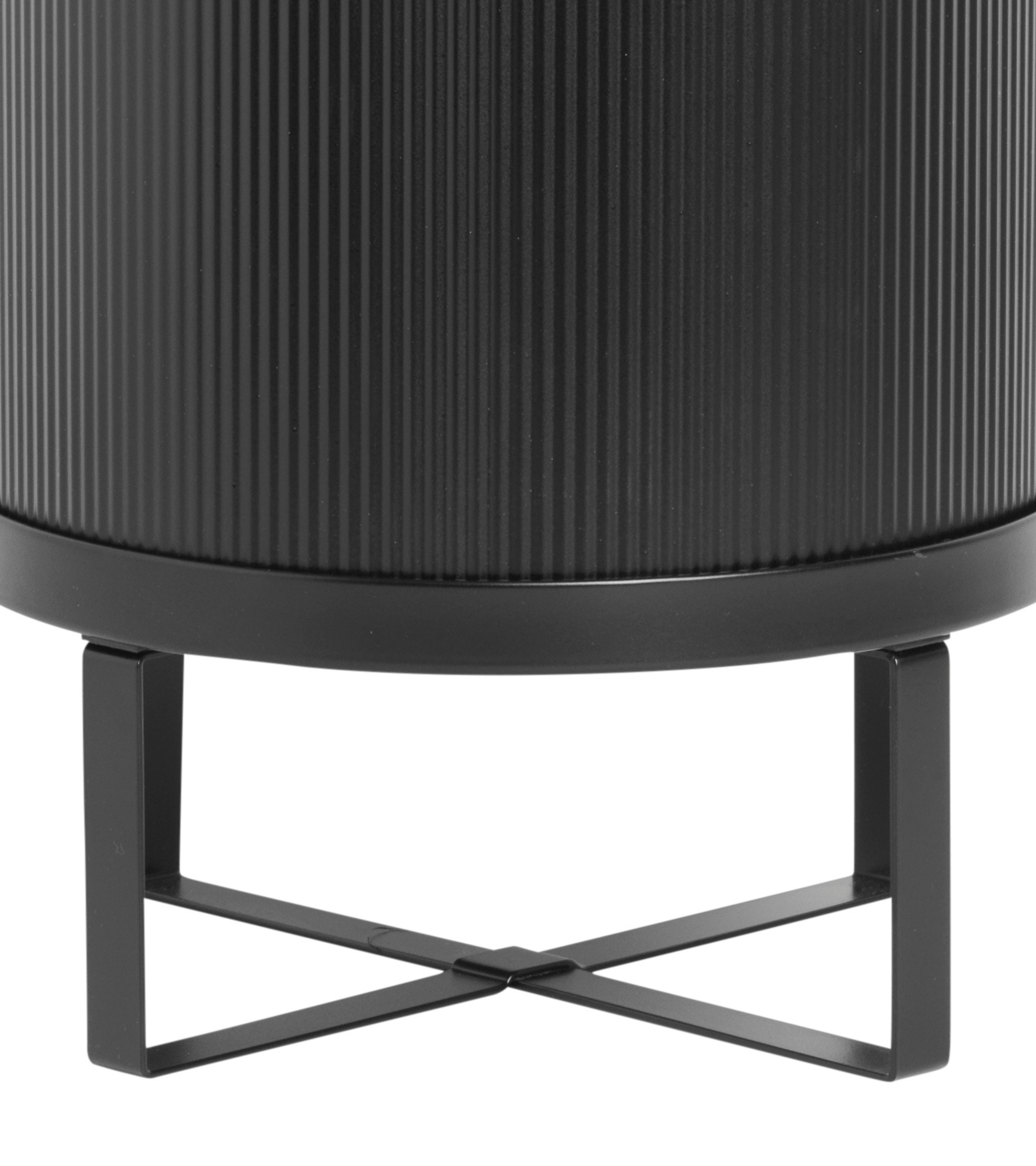 BAU Blumentopf schwarz