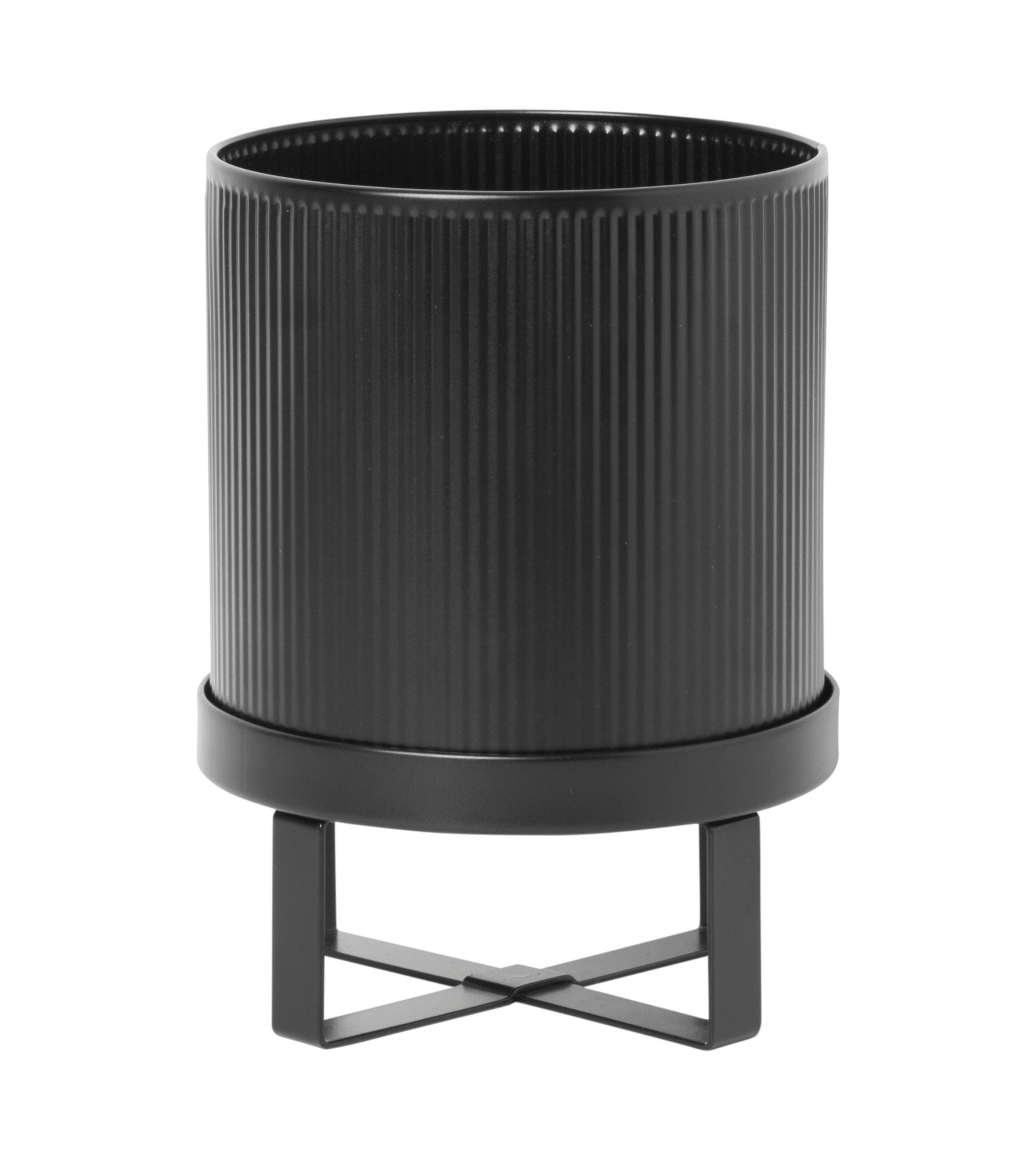 BAU Blumentopf schwarz