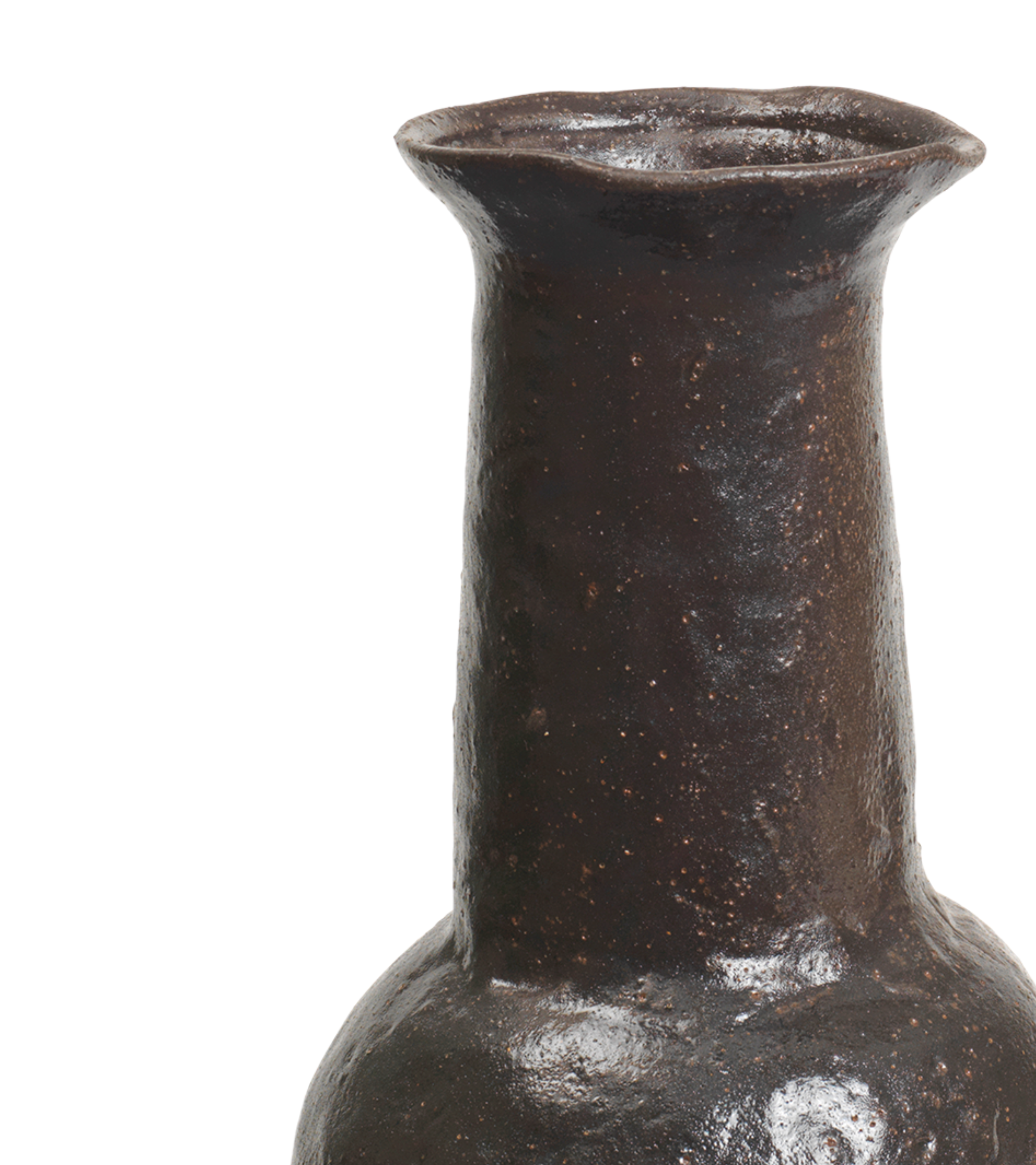 DORO BOTTLE Vase dunkelbraun