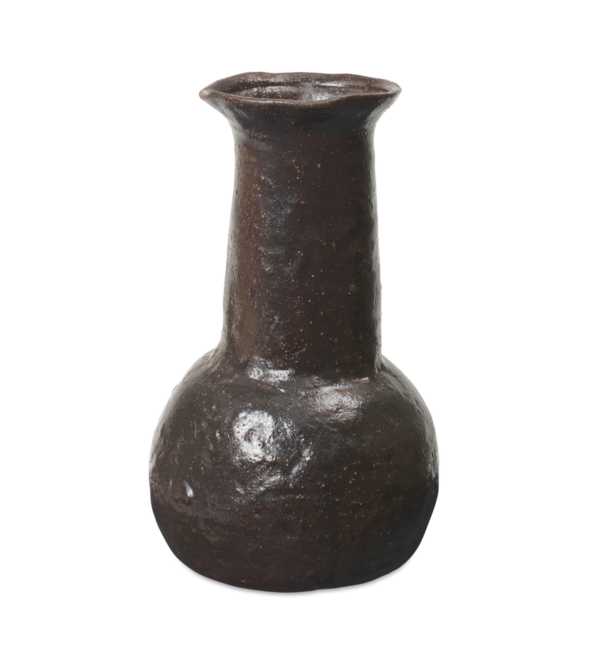 DORO BOTTLE Vase dunkelbraun