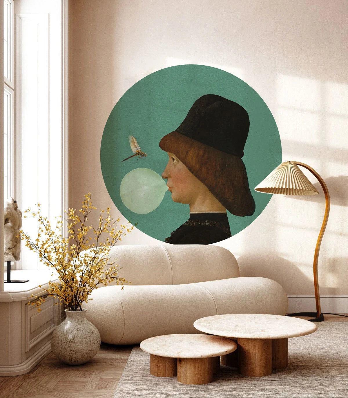 Wall Lamp DOTS LIGHTING - BOY AND DRAGONFLY green