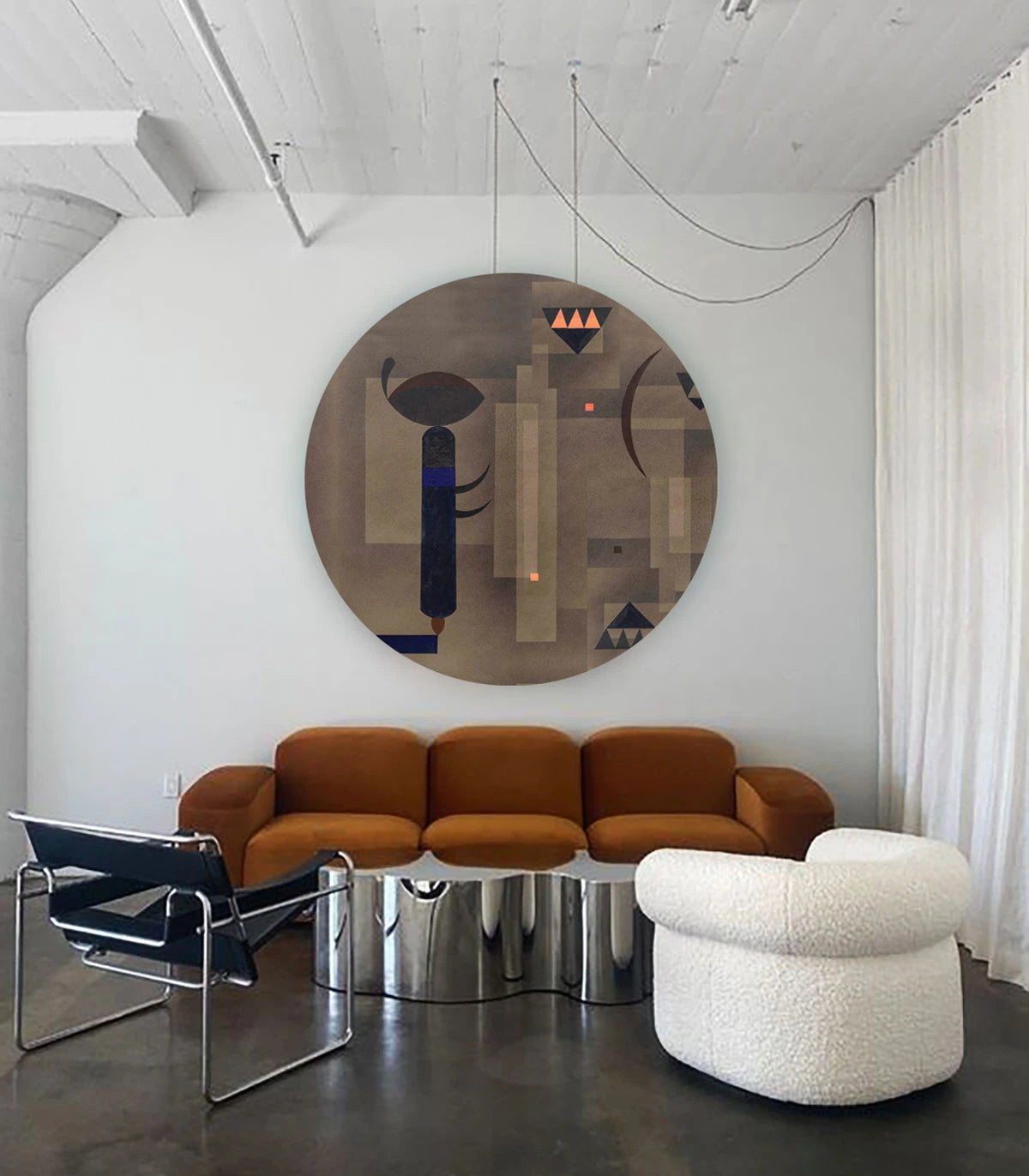 Wandleuchte DOTS LIGHTING - GLOOMY GEOMETRY braun