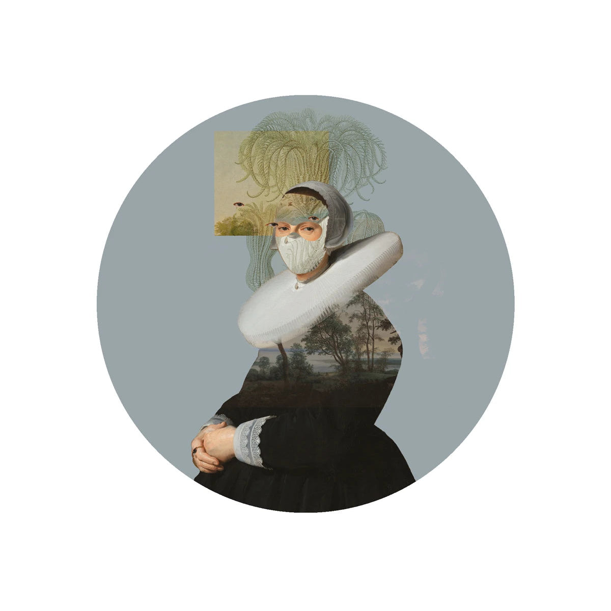 Wandleuchte DOTS LIGHTING - LANDSCAPE MUSE blau