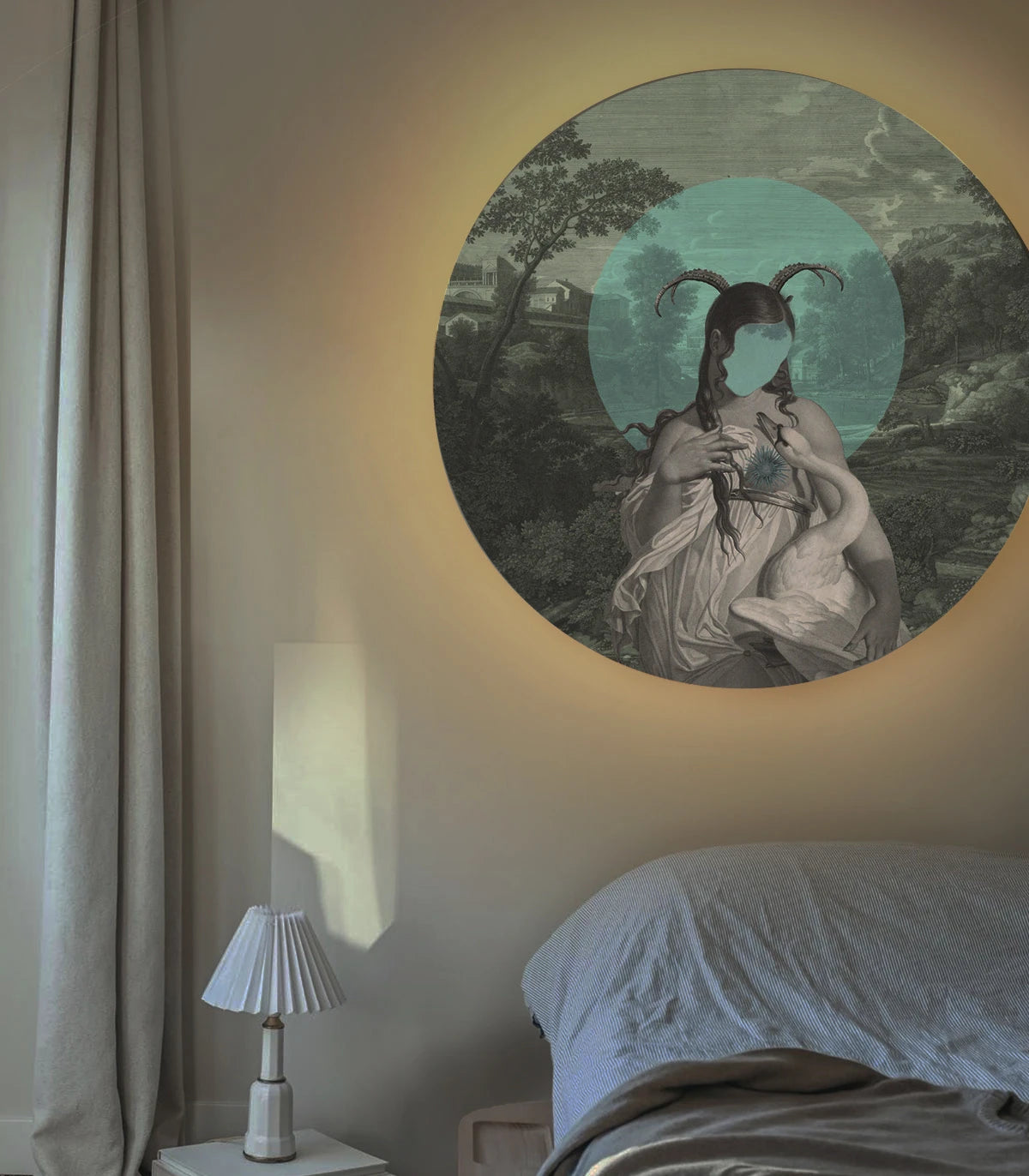 Wall Lamp DOTS LIGHTING - ZODIAC MUSE green