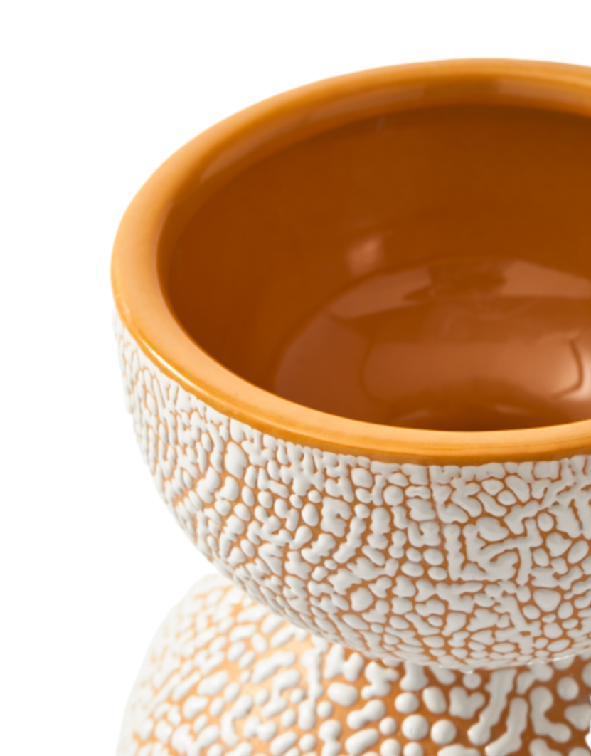 BOOLB DOTS vase in orange