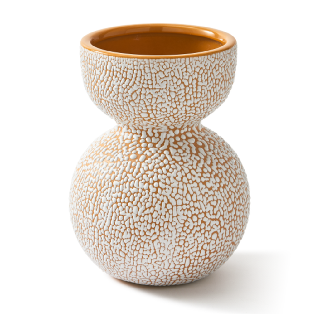 BOOLB DOTS vase in orange