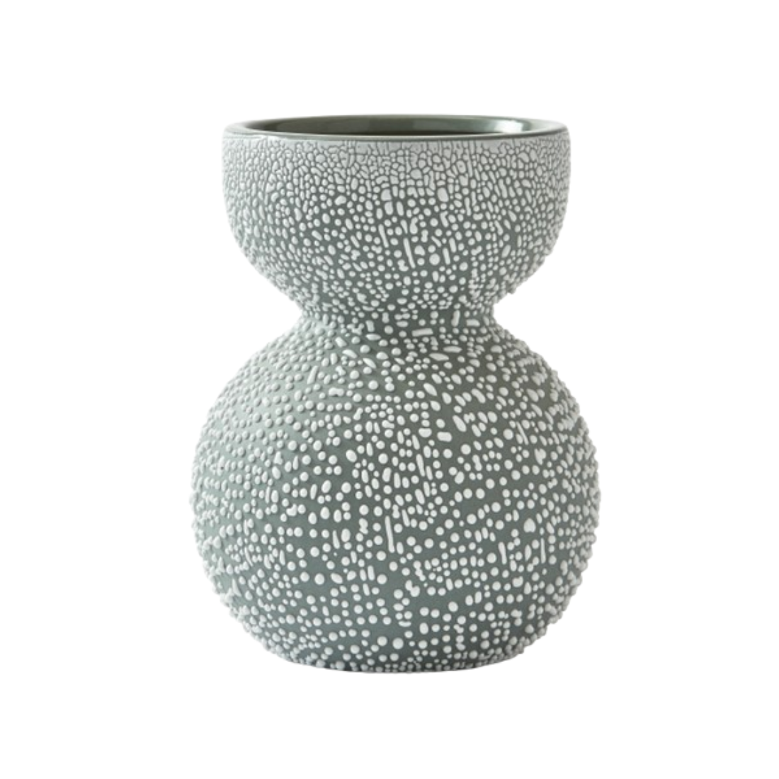 BOOLB DOTS Vase grün